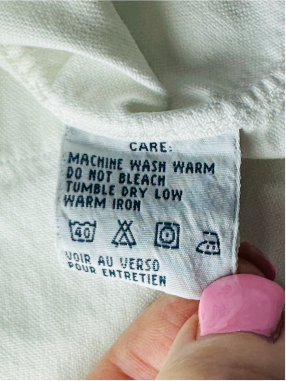 VTG Ralph Lauren Vintage Women’s White Oxford Button Down Shirt Made Hong Kong - Picture 14 of 15